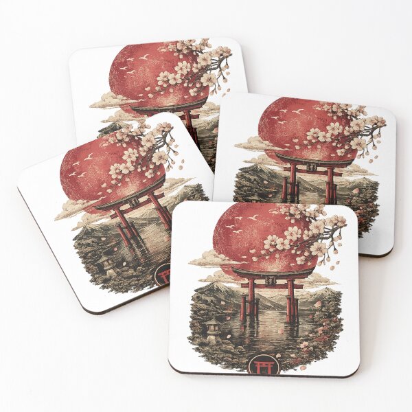Item preview, Torii Gate Reflection – Sacred Japanese Landscape ArtTorii Gate Reflection – Sacred Japanese Landscape Art designed and sold by Genz-anime.