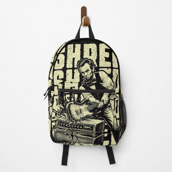 Item preview, Abraham Lincoln Electric Guitar Smash Shred Guitarist Music designed and sold by GrandeDuc.