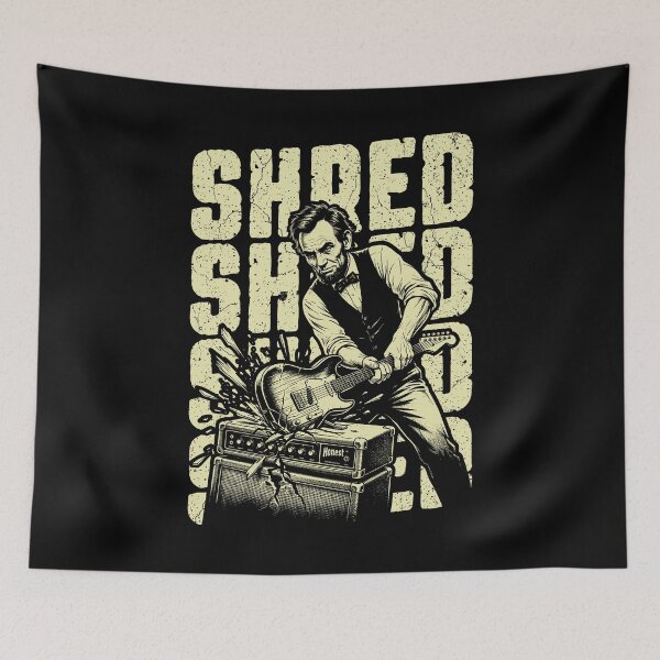 Item preview, Abraham Lincoln Electric Guitar Smash Shred Guitarist Music designed and sold by GrandeDuc.