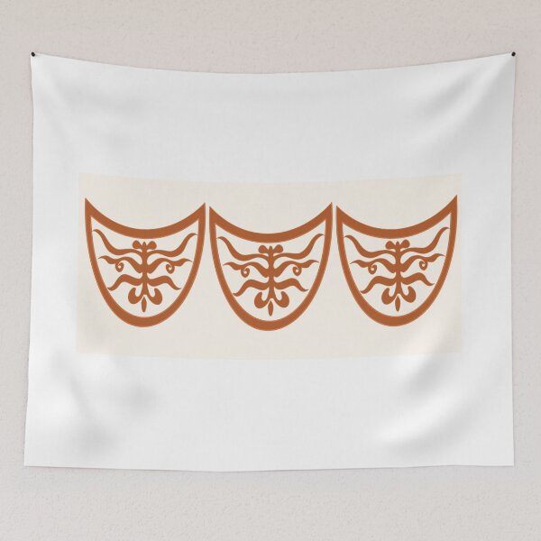 Item preview, Korean Traditional Pattern Banner - Autumn designed and sold by DaHaeStudio.