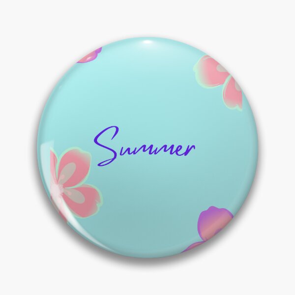 Item preview, Summer Pastel Floral Aesthetic | Tropical Aqua Flower Wallpaper designed and sold by MysticPurpleHue.