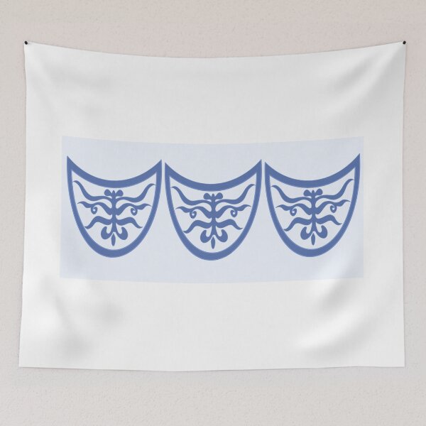 Item preview, Korean Traditional Pattern Banner - Winter designed and sold by DaHaeStudio.
