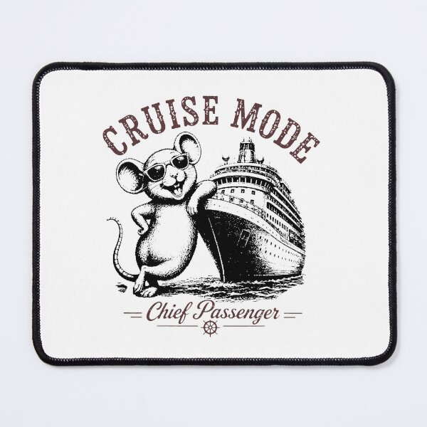 Item preview, Hantavirus Cruise Mouse , Funny Cruise Ship, Chief Passenger designed and sold by VegaPPAr.