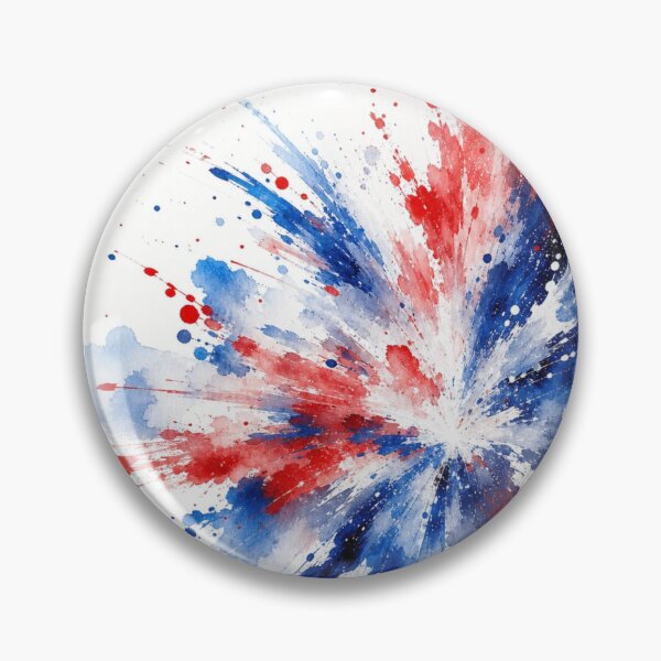 Item preview, Patriotic Watercolor Explosion – 4th of July Abstract Art Design designed and sold by Cartoon art with a purpose ❤️ Supporting Althea’s friends .