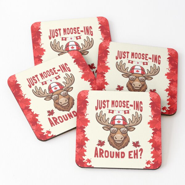 Item preview, Funny Moose Canada Day Humor Eh Patriotic Celebration designed and sold by DaVinciFeather.