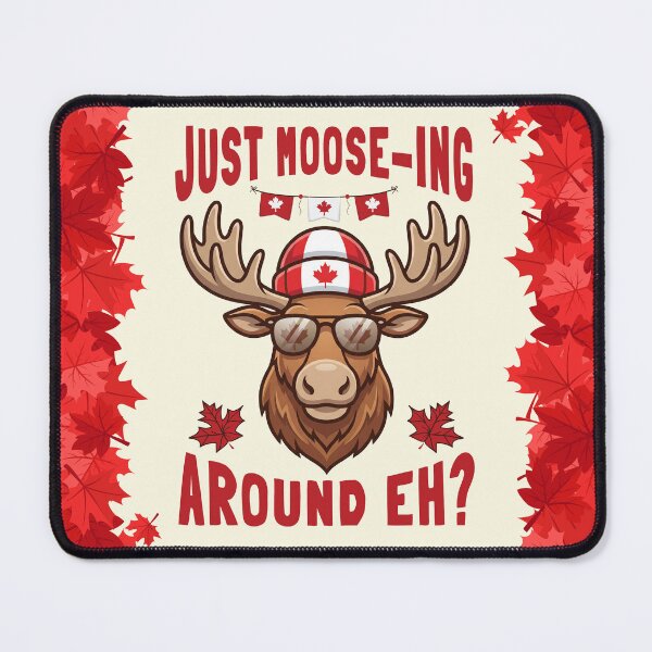 Item preview, Funny Moose Canada Day Humor Eh Patriotic Celebration designed and sold by DaVinciFeather.