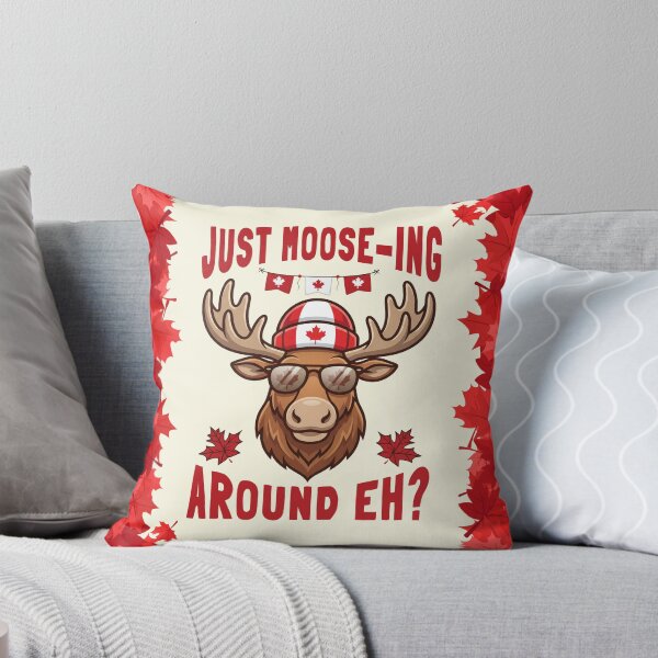 Item preview, Funny Moose Canada Day Humor Eh Patriotic Celebration designed and sold by DaVinciFeather.