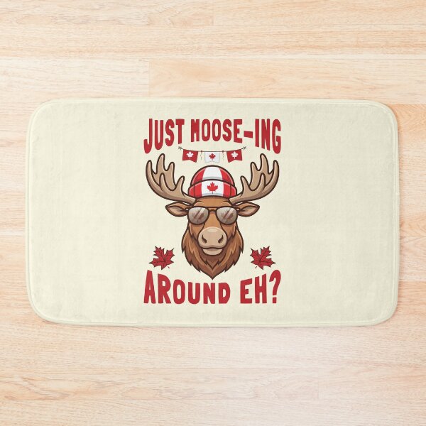 Item preview, Funny Moose Canada Day Humor Eh Patriotic Celebration designed and sold by DaVinciFeather.