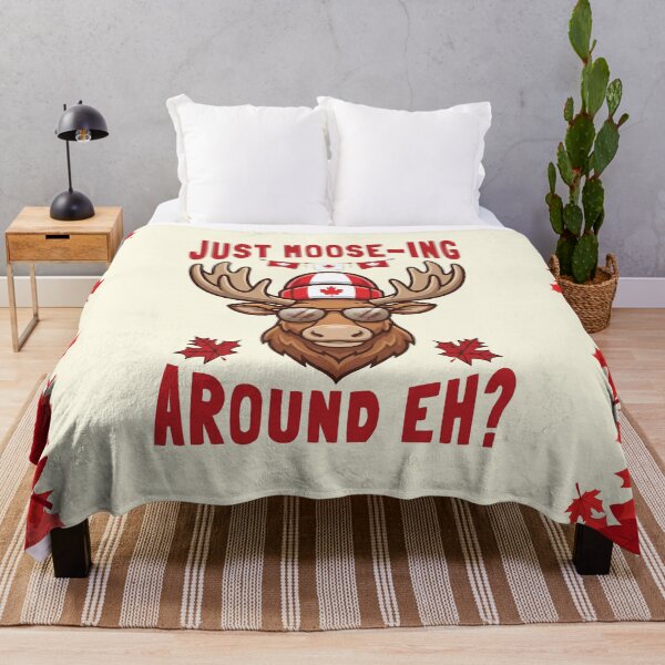 Item preview, Funny Moose Canada Day Humor Eh Patriotic Celebration designed and sold by DaVinciFeather.