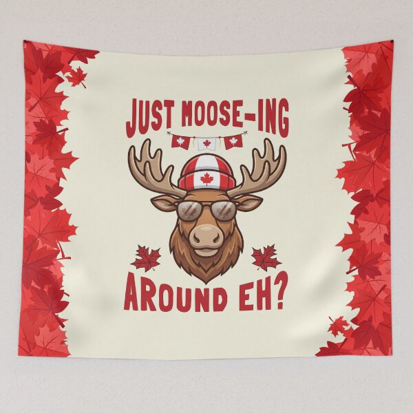 Item preview, Funny Moose Canada Day Humor Eh Patriotic Celebration designed and sold by DaVinciFeather.