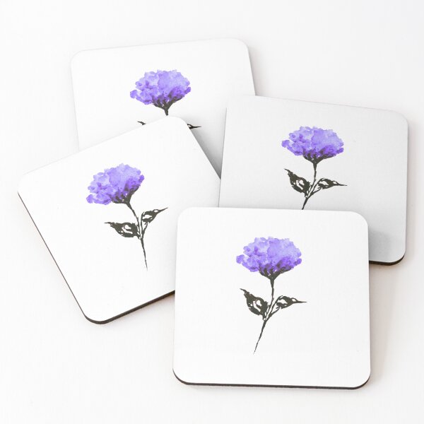 Item preview, Purple Watercolor Flower Botanical Art designed and sold by Little Bloom Studio.