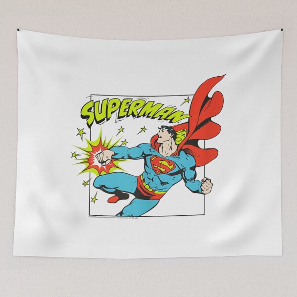 Item preview, Amazon Essentials DC Comics Superman Action Punch Comic Square Tank Top designed and sold by EchoElowen.