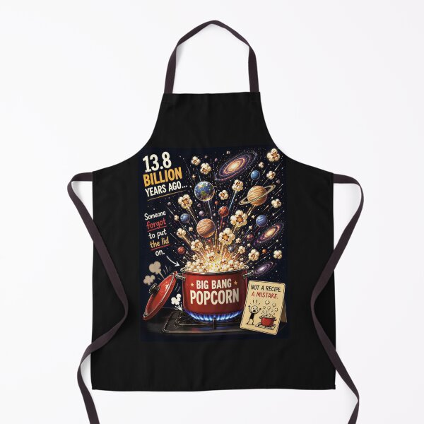 Item preview, Big Bang Popcorn — 13.8 Billion Years Ago Someone Forgot the Lid designed and sold by SammyMorry.