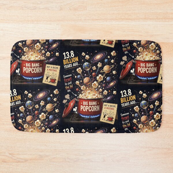Item preview, Big Bang Popcorn — 13.8 Billion Years Ago Someone Forgot the Lid designed and sold by SammyMorry.