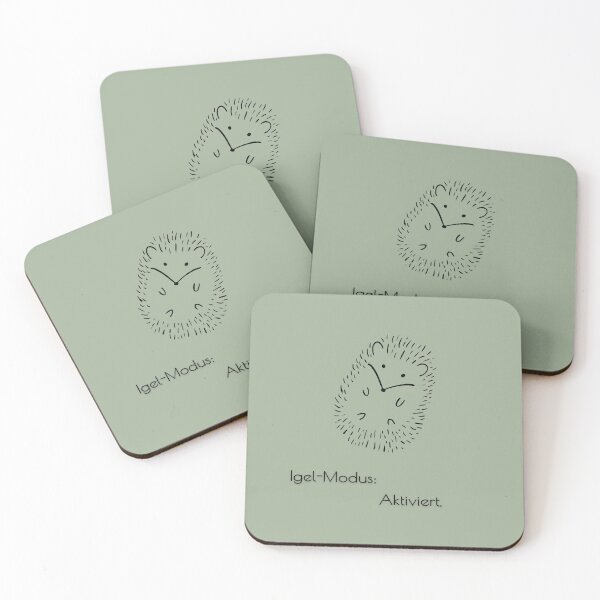 Item preview, Hedgehog Mode Activated – Minimalist Line Art Aesthetic Sage Green designed and sold by smaragdstudio.