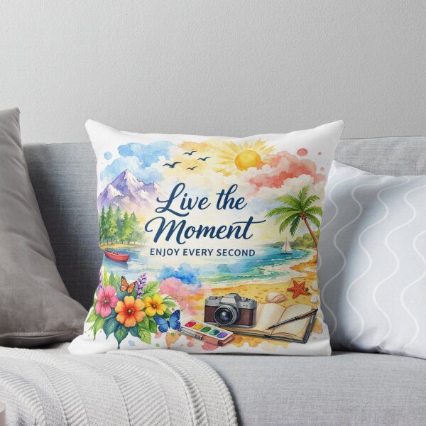Item preview, Live the Moment – Enjoy Every Second designed and sold by Cartoon art with a purpose ❤️ Supporting Althea’s journey.