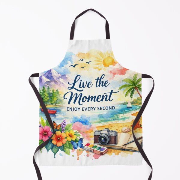 Item preview, Live the Moment – Enjoy Every Second designed and sold by Cartoon art with a purpose ❤️ Supporting Althea’s friends .