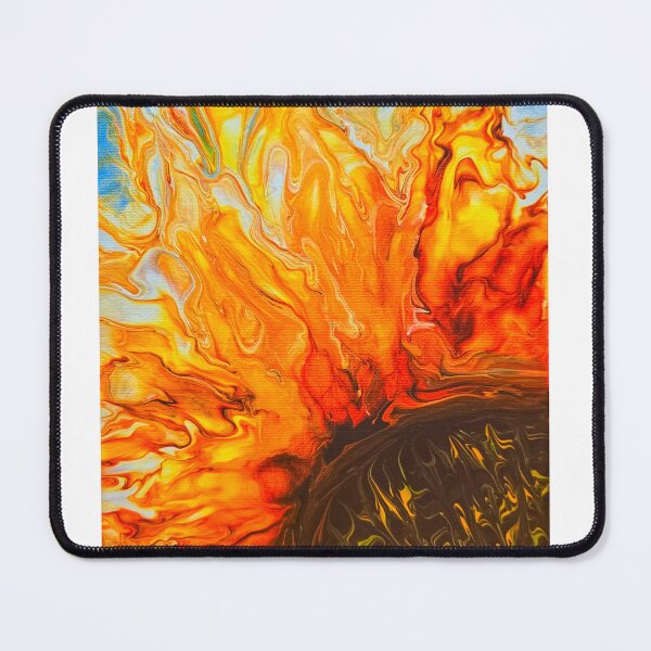 Item preview, Abstract Sunflower Painting designed and sold by DardinieDesigns.