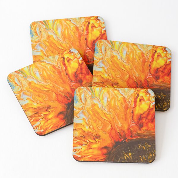 Item preview, Abstract Sunflower Painting  designed and sold by DardinieDesigns.
