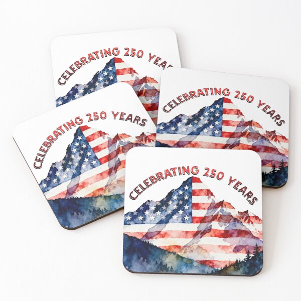Item preview, Celebrating 250 Years Mountain Scene designed and sold by MoBoo Designs.