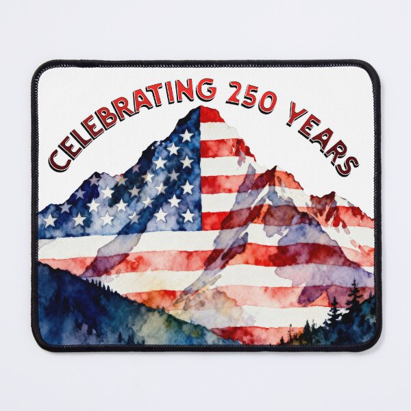 Item preview, Celebrating 250 Years Mountain Scene designed and sold by MoBoo Designs.
