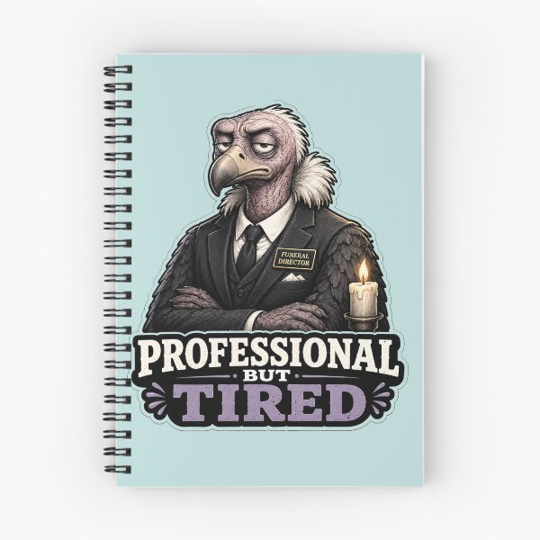 Item preview, Funeral Director Vulture Professional But Tired Gift designed and sold by Gentlestate.