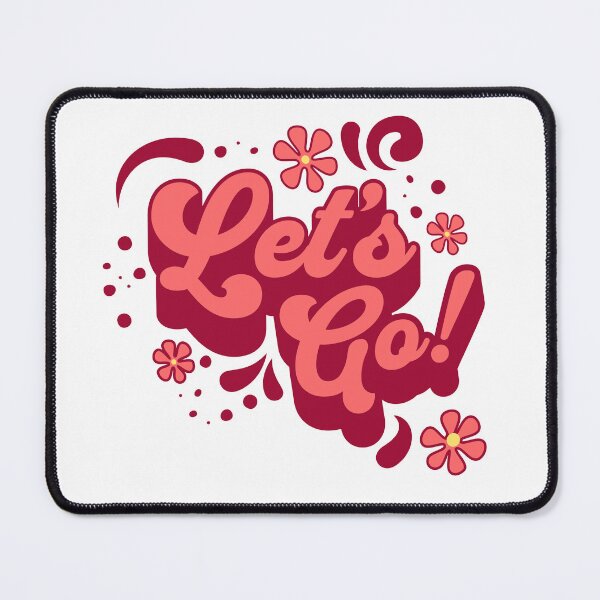 Item preview, Let's Go - Retro Vintage 60's Design - LFG Rally designed and sold by Kathunk Designs.