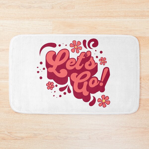 Item preview, Let's Go - Retro Vintage 60's Design - LFG Rally designed and sold by Kathunk Designs.
