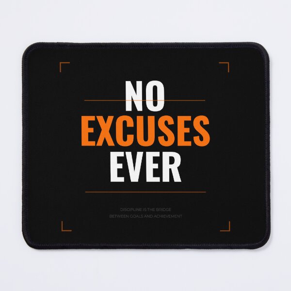 Item preview, No Excuses Ever designed and sold by Moushapy.