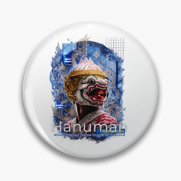 Item preview, Hanuman Ramakien Thailand Masked Dance | Welcome Thailand Cultural Travel Graphic designed and sold by Beeform.