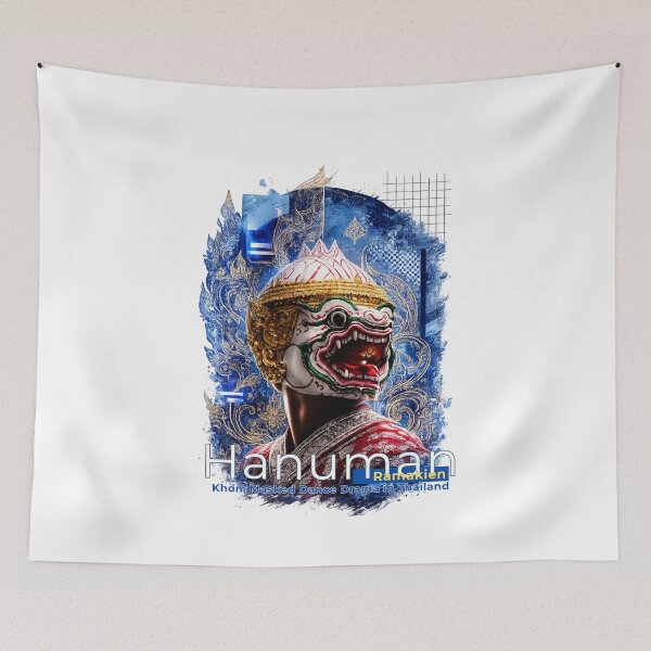 Item preview, Hanuman Ramakien Thailand Masked Dance | Welcome Thailand Cultural Travel Graphic designed and sold by Beeform.