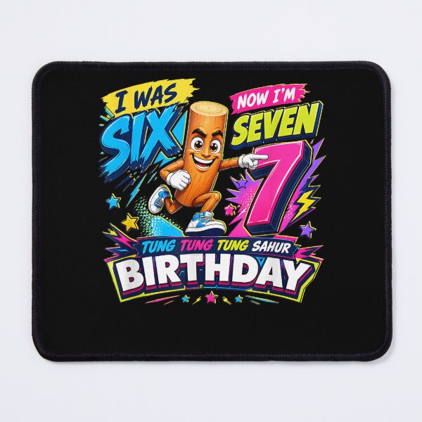 Item preview, I was 6 Now I'm 7 Birthday Boys Kids 67 Tung Tung Sahur designed and sold by Juansustait.