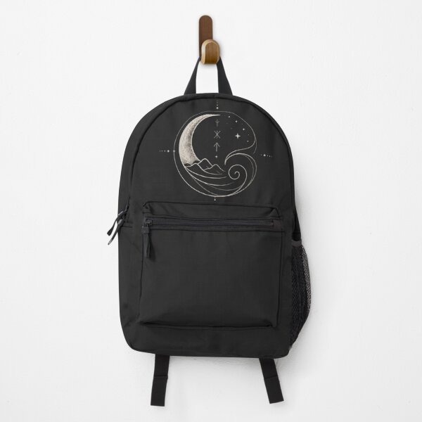 Item preview, Nordic Lunar Silence – Scandinavian Moon Zen Symbol designed and sold by InnerwayStudio.