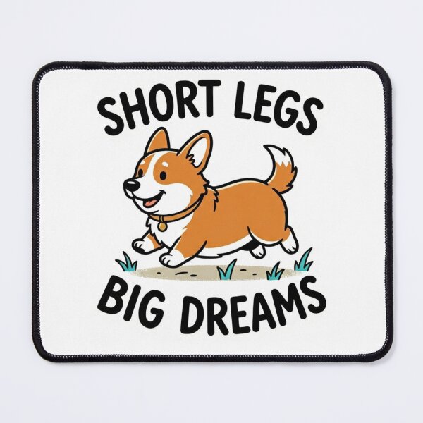 Item preview, Short Legs Big Dreams Corgi Shirt Funny Corgi Gift Dog Mom Corgi Lover Humor Dog Tee designed and sold by Sky-bully.