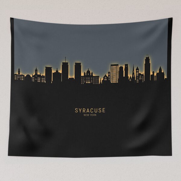 Item preview, Syracuse New York Skyline designed and sold by ArtPrints.