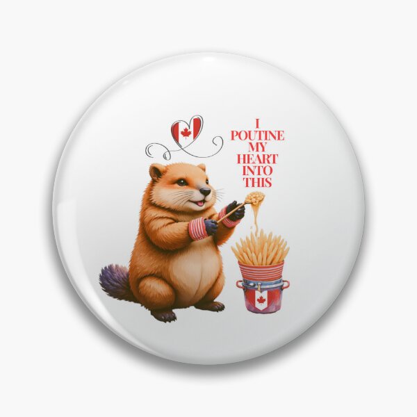 Item preview, I Poutine My Heart Into This Punny Canadian Beaver designed and sold by highvibz72.