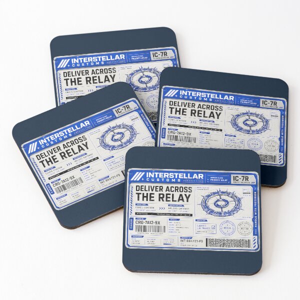 Item preview, Orbital Relay Customs Shipping Label designed and sold by agearb.