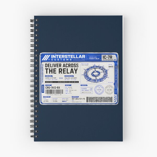 Item preview, Orbital Relay Customs Shipping Label designed and sold by agearb.