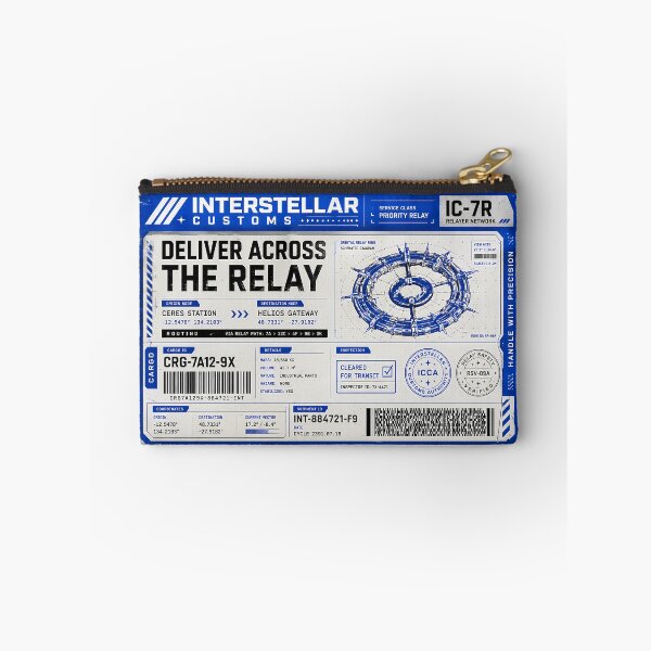 Item preview, Orbital Relay Customs Shipping Label designed and sold by agearb.