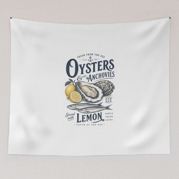Item preview, Oysters And Anchovies designed and sold by Love Joy.