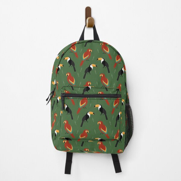 Item preview, Jungle birds on green designed and sold by reneesillus.
