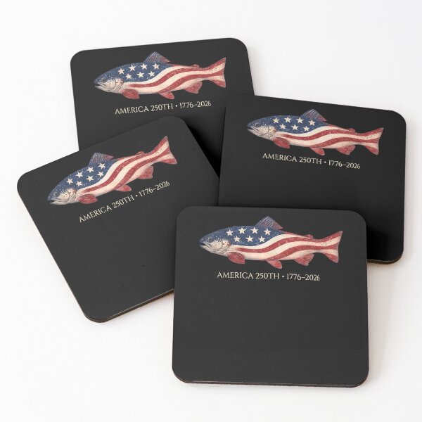 Item preview, 250 America Years 1776 2026 Fishing USA Flag 250th Birthday designed and sold by Juansustait.