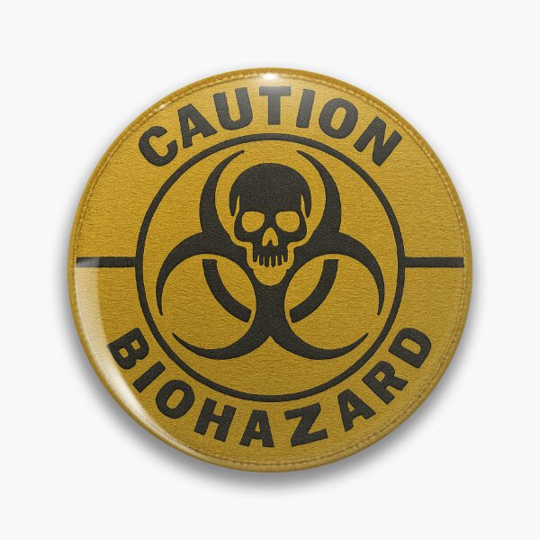 Item preview, BF6 Inspired 'Caution Biohazard' Uniform Patch designed and sold by Sellcooldesigns.
