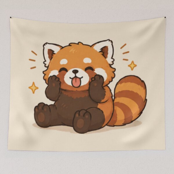 Item preview, Bleep Cute Red Panda designed and sold by MellowMunchkins.