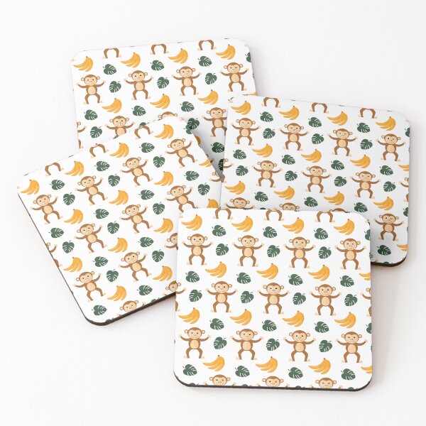 Item preview, Monkeys on white designed and sold by reneesillus.
