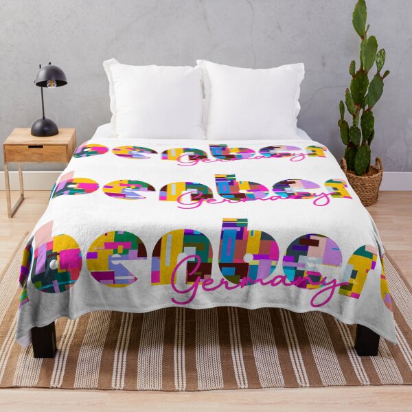 Item preview, Abenberg, Germany, Vibrant Abstract City Typography Art designed and sold by Wanderful-roads.