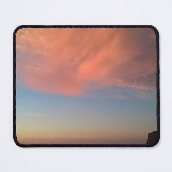 Item preview, Fiery sky over Biarritz beach at dusk designed and sold by Nenette11.