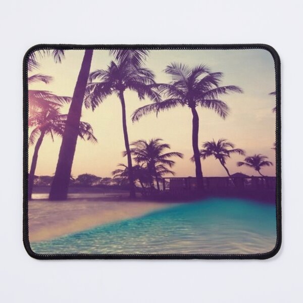 Item preview, Vintage Tropical Beach Palms Sunset Coast designed and sold by ceoyuliia.
