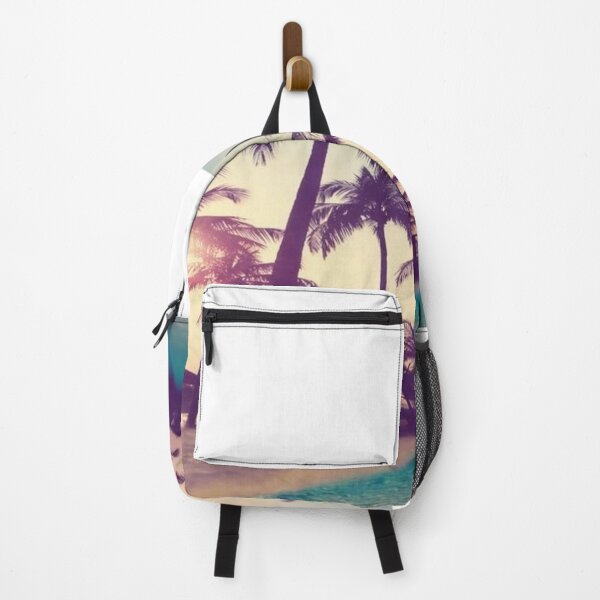 Item preview, Vintage Tropical Beach Palms Sunset Coast designed and sold by ceoyuliia.