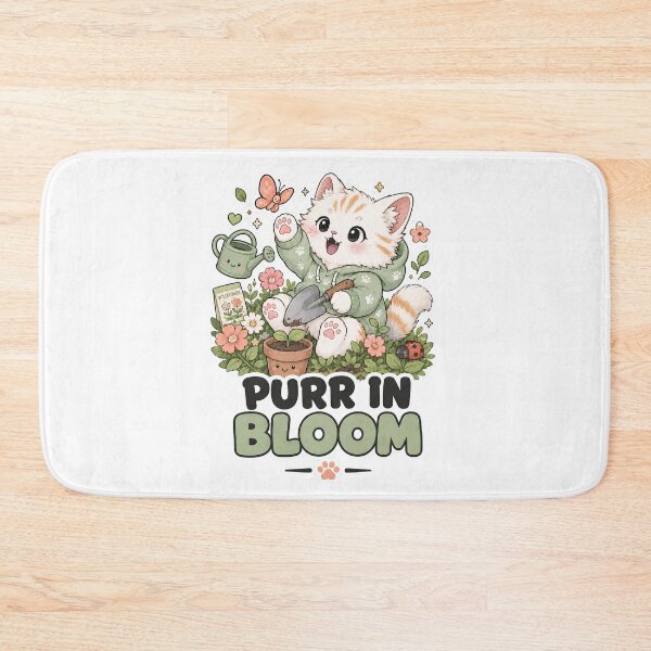 Item preview, Cute Gardening Cat Plant Lover Sticker designed and sold by MoodCats.